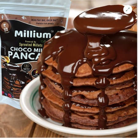 MILLIUM Choco Millet Pancake (Pack of 2)
