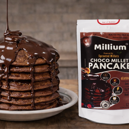 MILLIUM Choco Millet Pancake (Pack of 2)