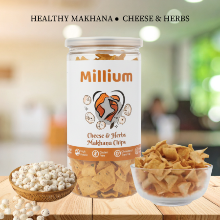 MILLIUM Makhana Chips (Pack of 2)