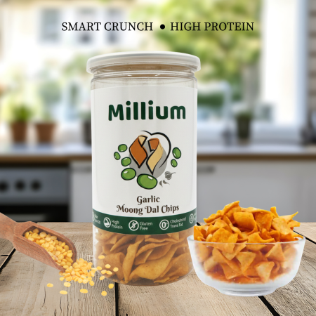 MILLIUM Moong Chips (Pack of 2)