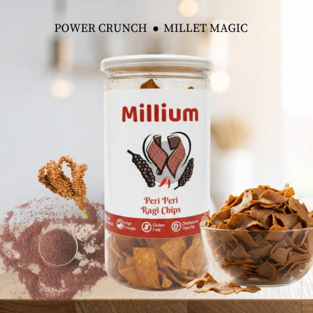 MILLIUM Ragi Chips (Pack of 2)