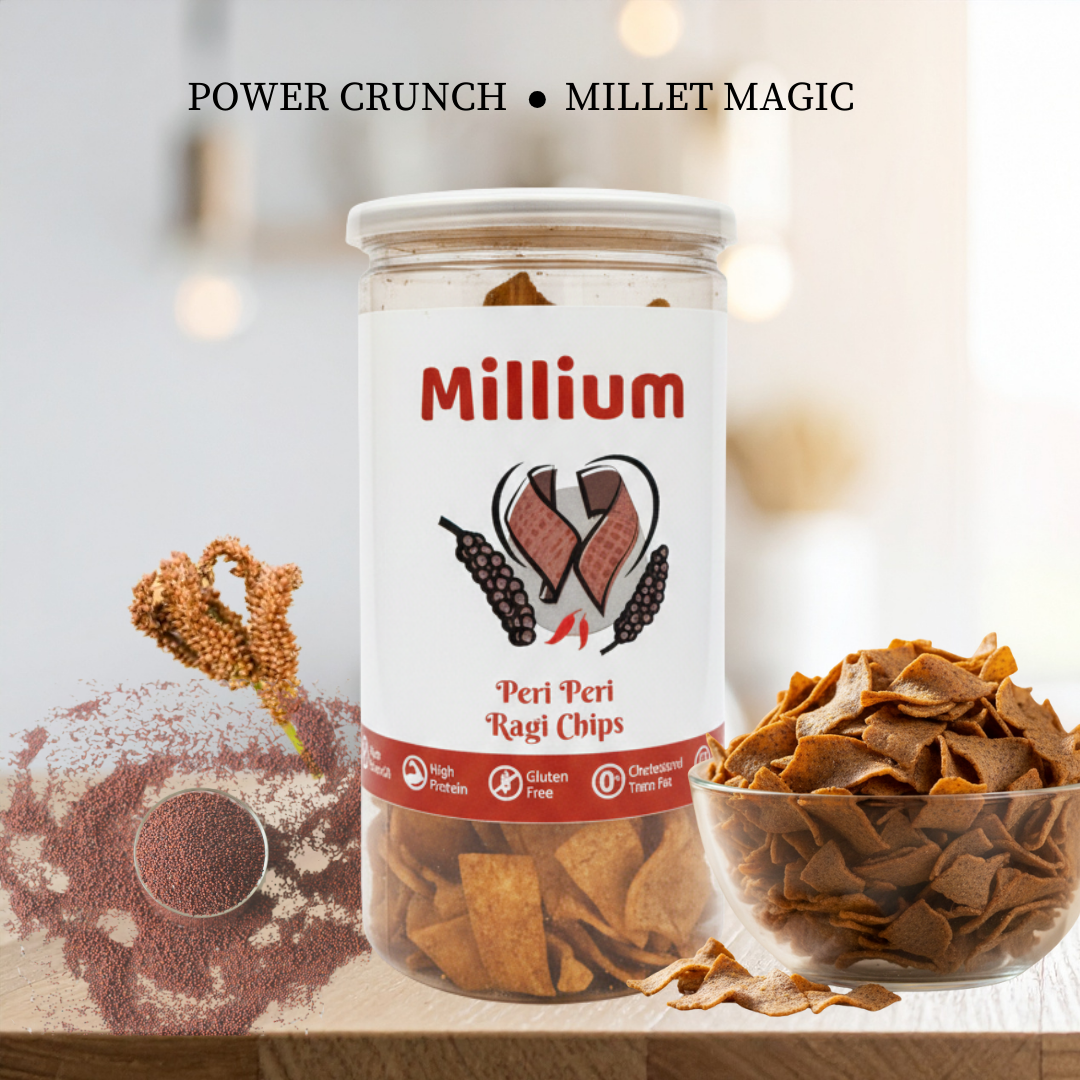 MILLIUM Ragi Chips (Pack of 2)