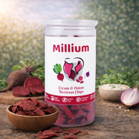 MILLIUM Beetroot Chips (Pack of 2)