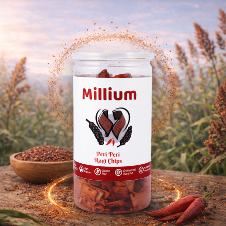 MILLIUM Ragi Chips (Pack of 2)